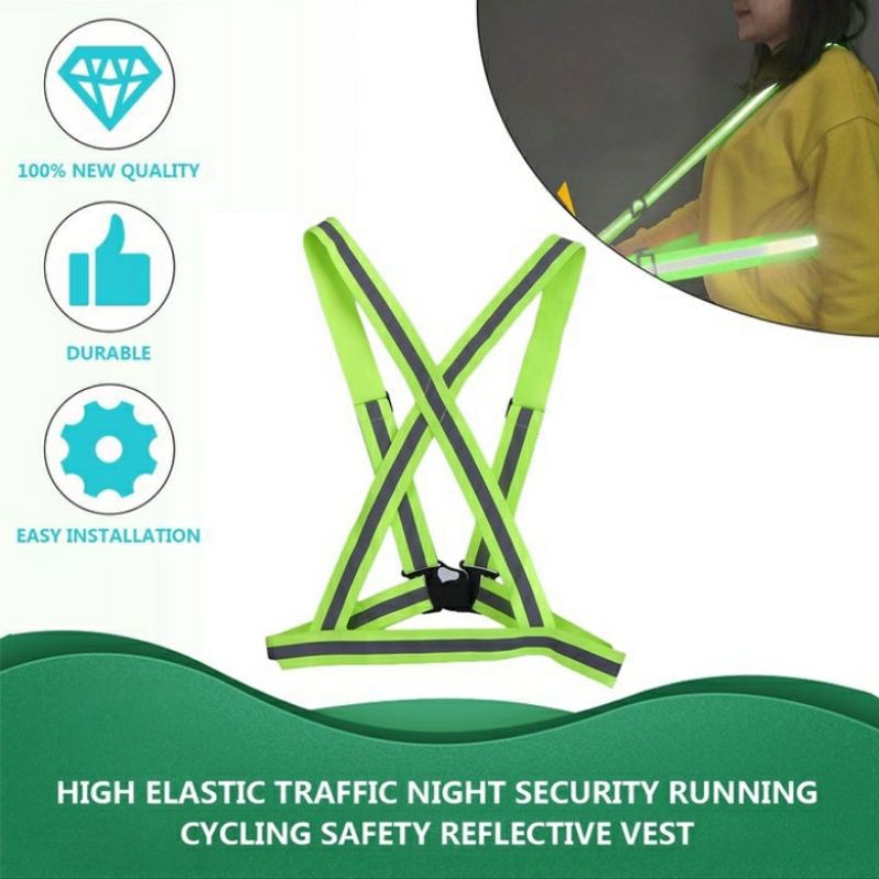 Rompi Safety Karet - Safety Vest Scotlight Elastic Reflektive Rompi V