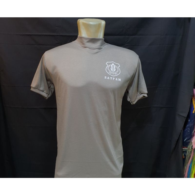 kaos satpam kerah tinggi