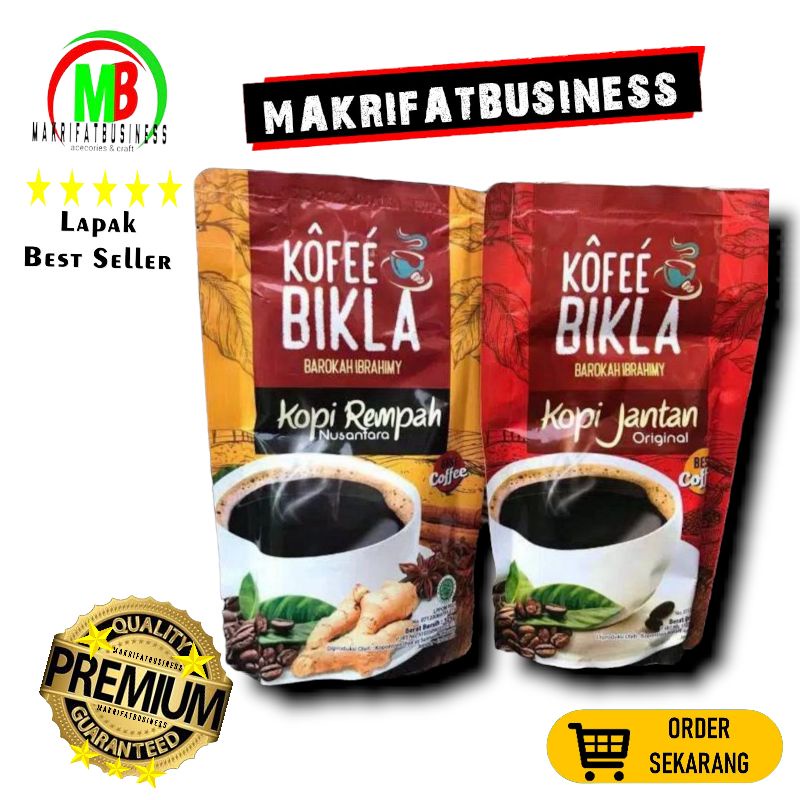 

PAKET 2 PCS KOPI BIKLA JANTAN DAN REMPAH By RIRI BUSINESS