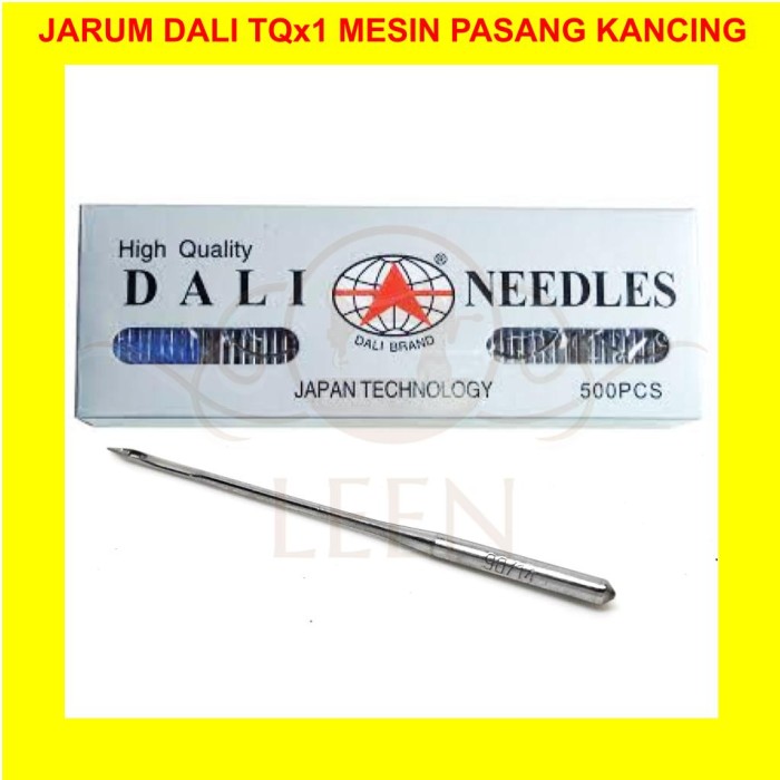 Jarum DALI Needles TQ x 1 Mesin Jahit Pasang Kancing LEEN - TQx1 no 14