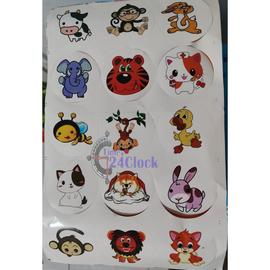 

Time-Stiker Binatang / Sticker Animal Cute Lucu 1Lembar = 15Gambar Termurah