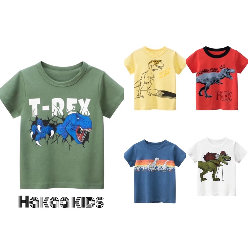 T-SHIRT DINOSAURUS // kaos anak laki laki dinosaurus