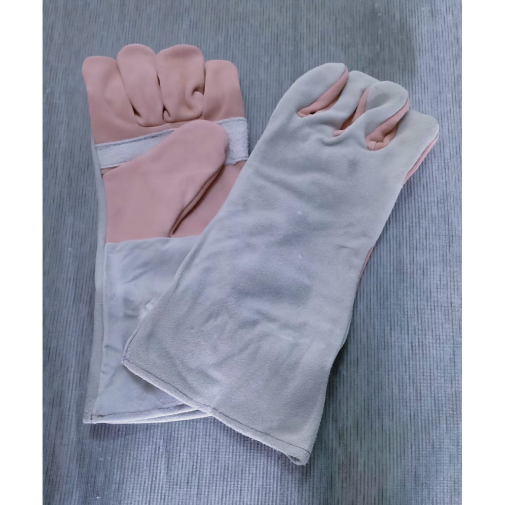 Sarung Tangan Welding Las Kovet Suede atau SAFETY LEATHER GLOVE