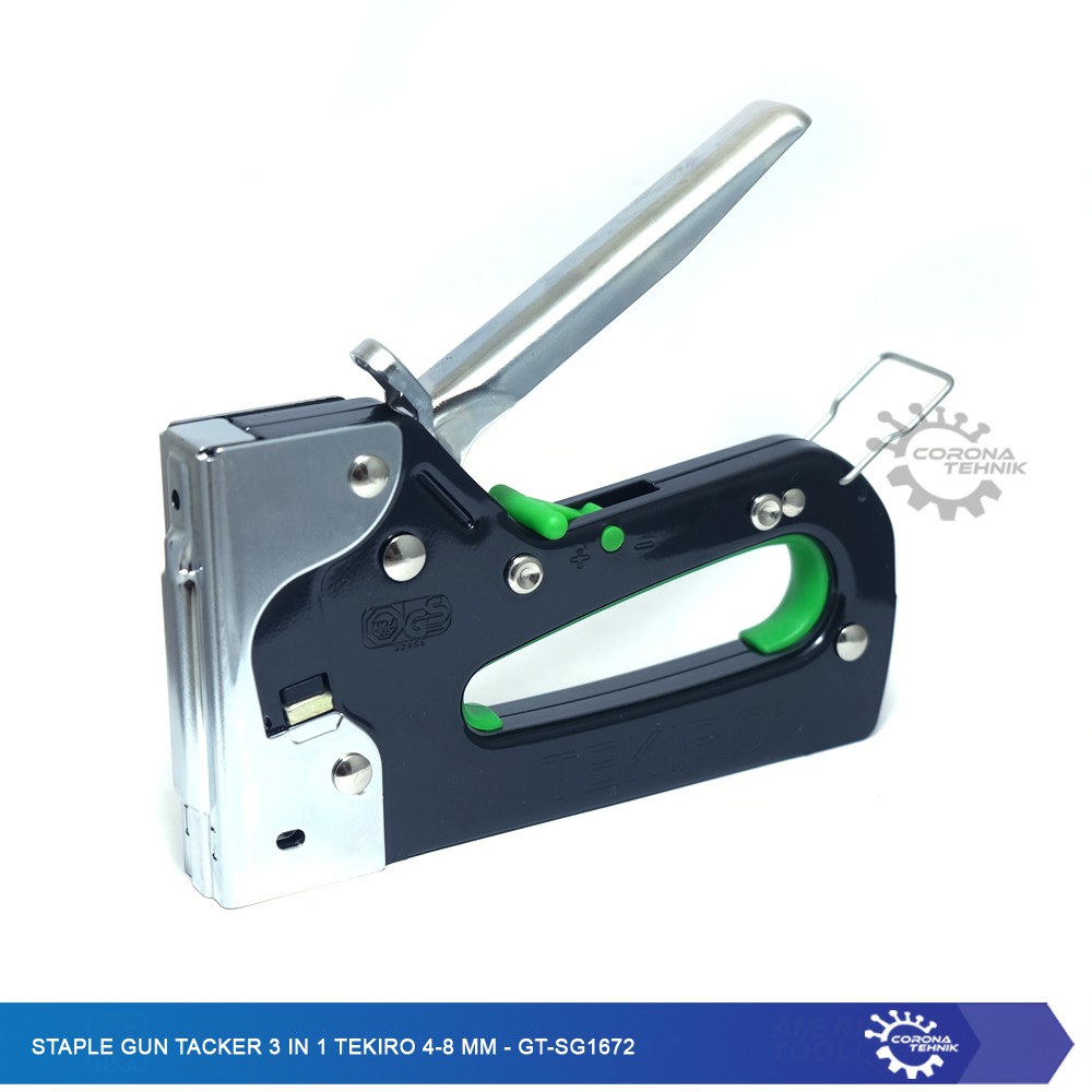 Staple Gun Tacker 3 in 1 Tekiro 4-8 mm - GT-SG1672