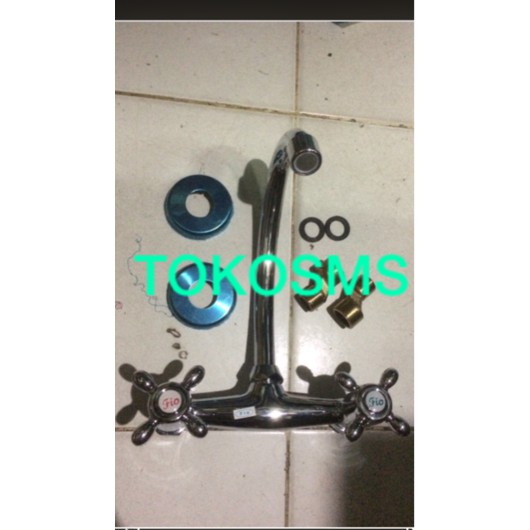 kran air cuci piring keran angsa air panas dingin bcp sink tap hot cold