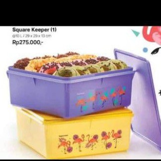 square keeper 10 liiter tupperware ungu (1pcs)