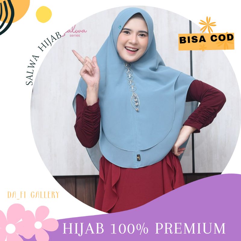 HIJAB DAFFI SALWA JILBAB INSTAND PREMIUM MURAH BERKUALITAS