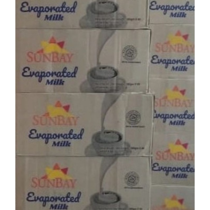 evaporated milk sunbay per dus/evaporasi sunbay