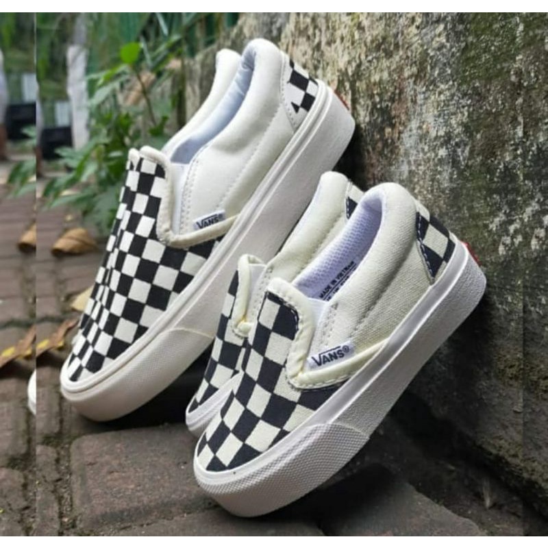 (PREMIUM QUALITY) SEPATU VANS ANAK MODEL TALI/ SEPATU SEKOLAH ANAK / VANS ANAK LAKI &amp; PEREMPUAN