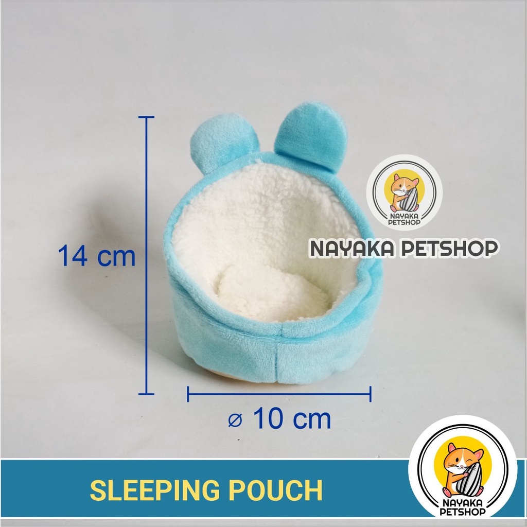 Kasur Hamster Sleeping Pouch Sugar Glider Mini Bed Tempat Tidur Tupai