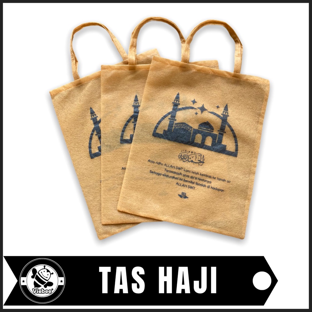 Goodie Bag Spunbond Bingkisan Oleh-Oleh Tas HAJI umroh Ready Stock Siap Kirim Terlengkap Ponorogo F2