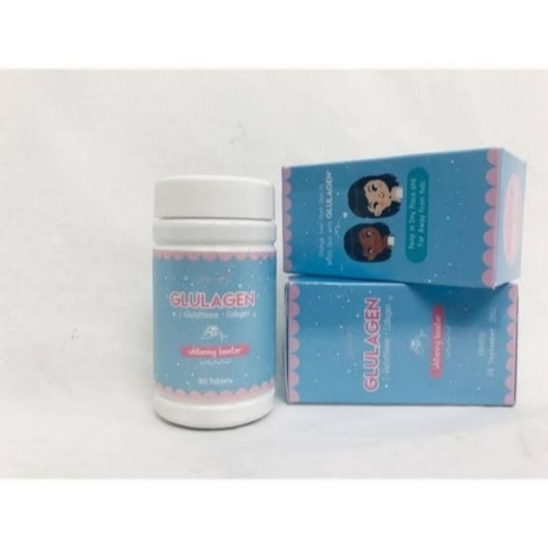 Glulagen By Jasman Solah Original Kapsul Pemutih Badan Whitening Capsule Ampuh