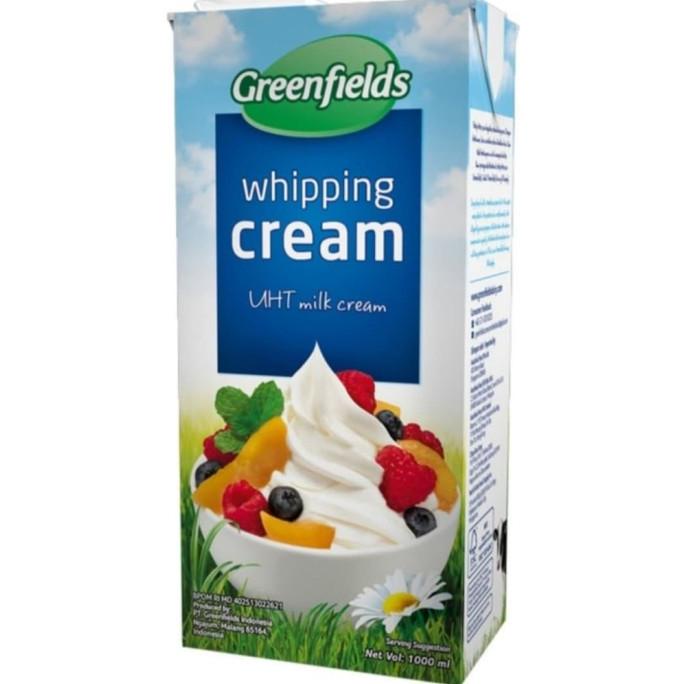 

(BISA COD) greenfields whipping cream 1 liter