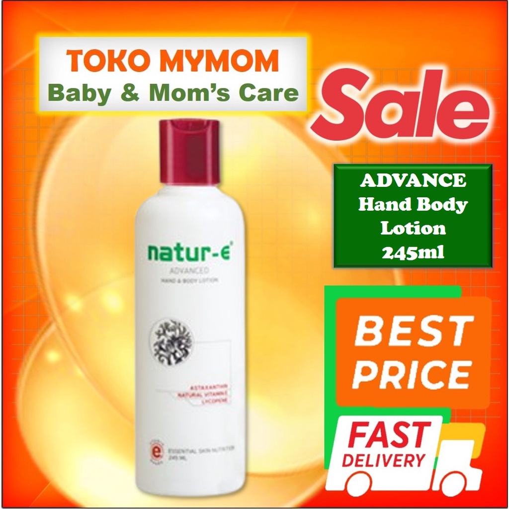 [BPOM] Natur-E Advanced Hand Body Lotion 245ml (Putih) / Natur E HBL / MY MOM