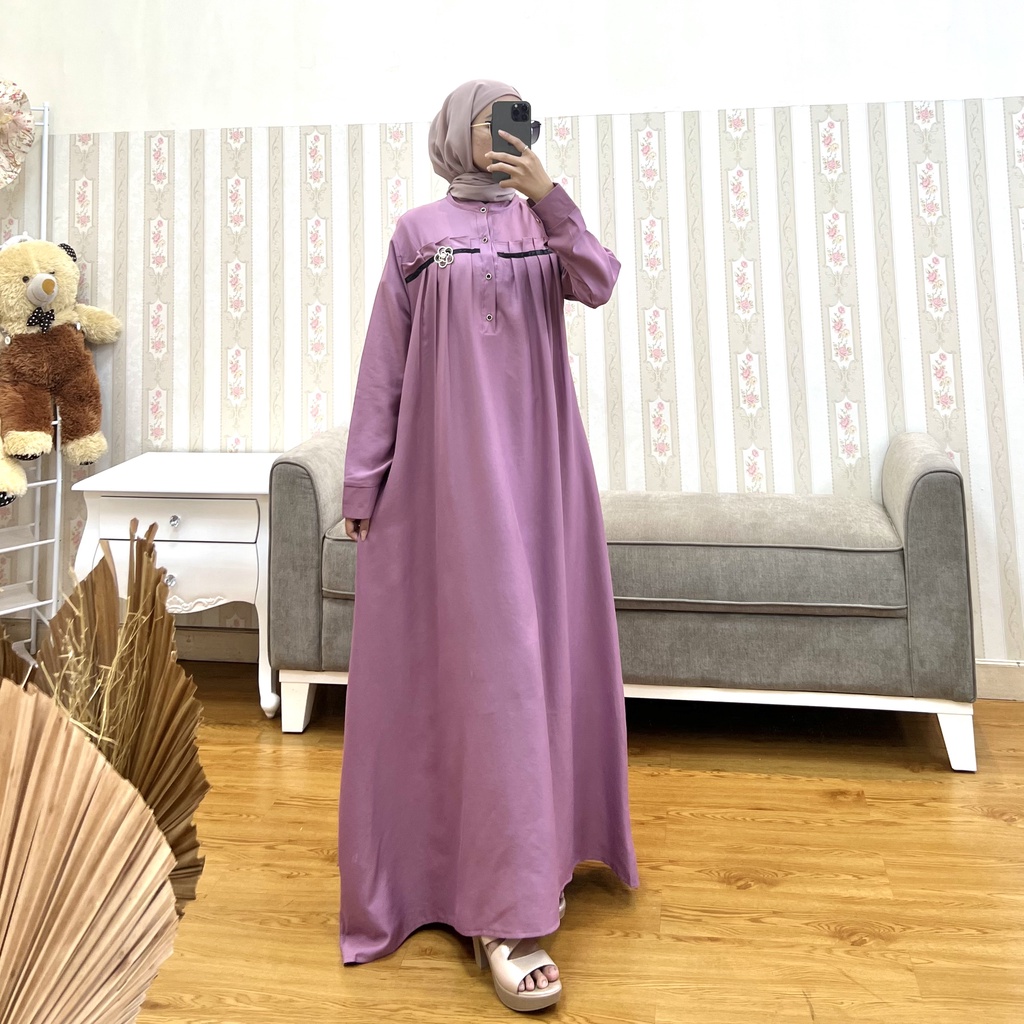 GAMIS MUSLIM WANITA MAXY ALUNA REMPEL DMR