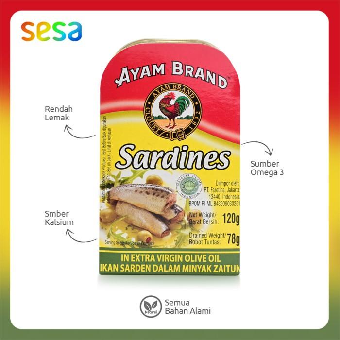 

Ayam Brand Sardines Olive Oil 120 g Best Seller