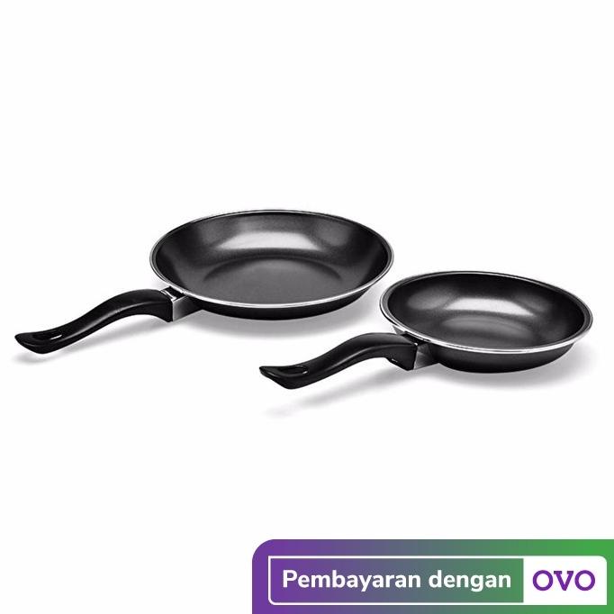 Maspion Wajan Penggorengan Teflon Set - Hitam