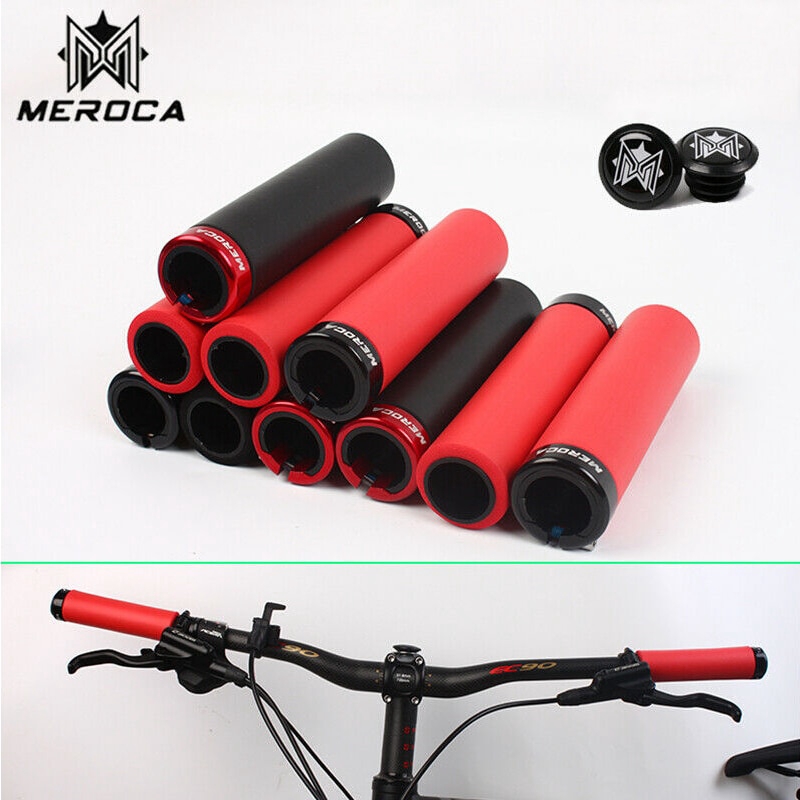 red mtb grips