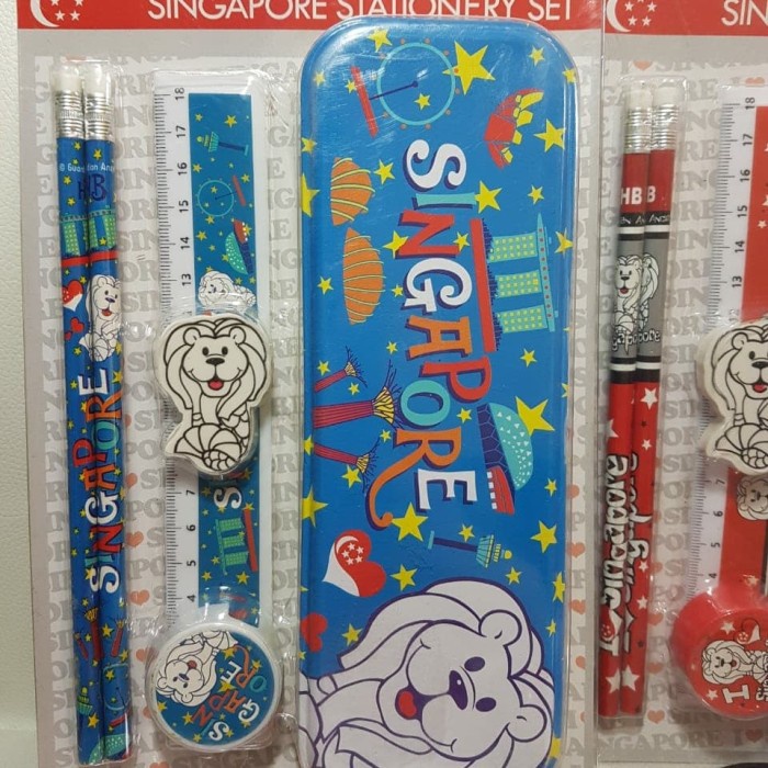 

Stationery set singapore merlion Original promo