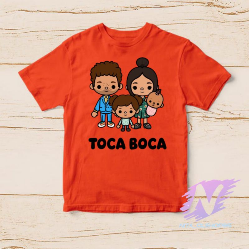 kaos toca boca world baju kaos anak toca world life anak