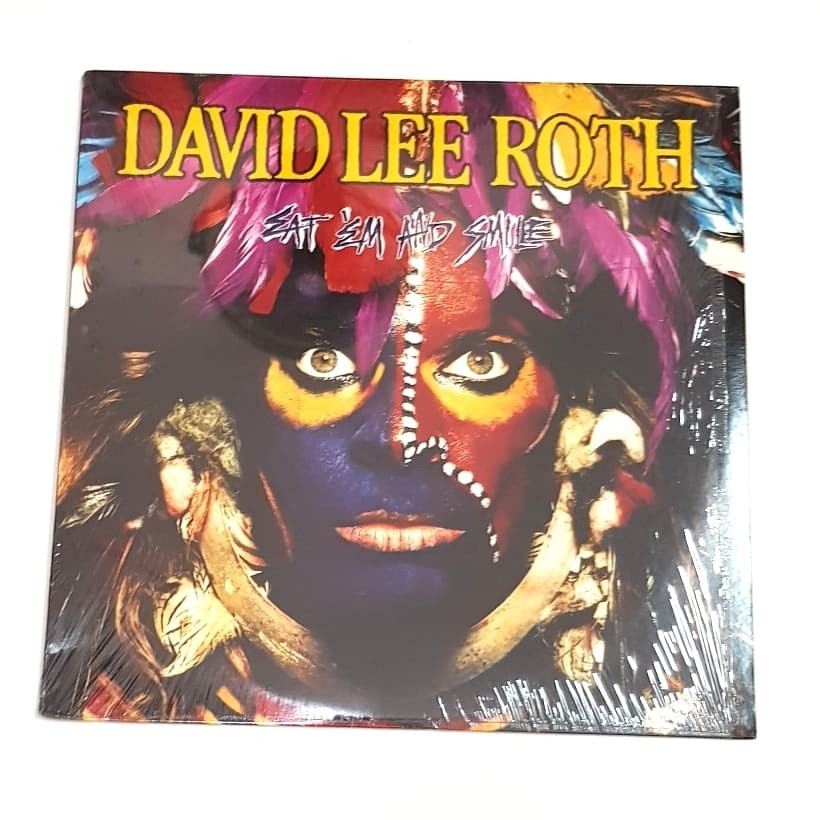 Lagu Piringan Hitam / Vinyl Usa Bekas David Lee Roth - Eat 'Em & Smile