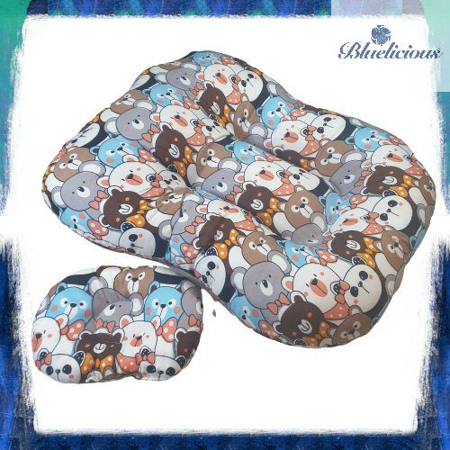 Baby Lounger - Sofa Bayi Set Bantal - Motif Panda