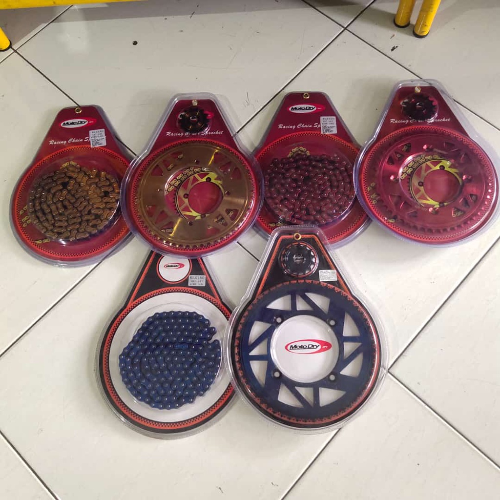 GIR SET KLX MOTODRY GEAR SET KLX MOTODRY