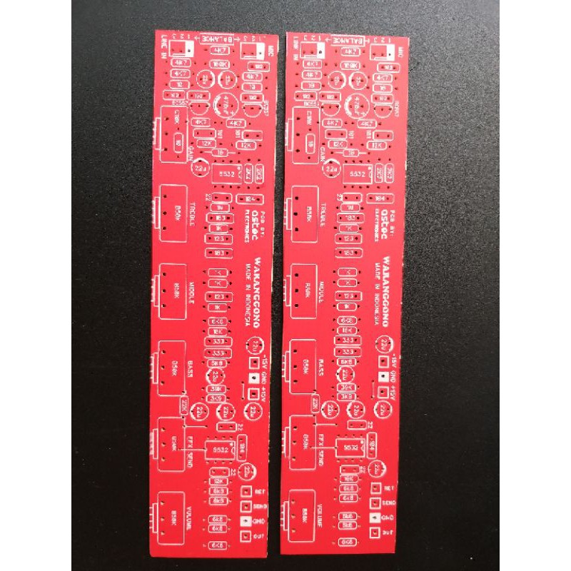 PCB Tone Control + Mic 2pcs