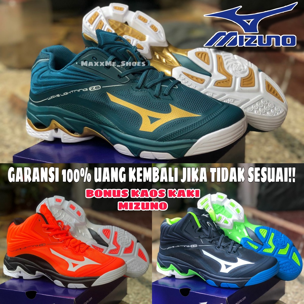 Sepatu Voli Mizuno WLZ Wave Lightning Z6 Low Mid Premium Original