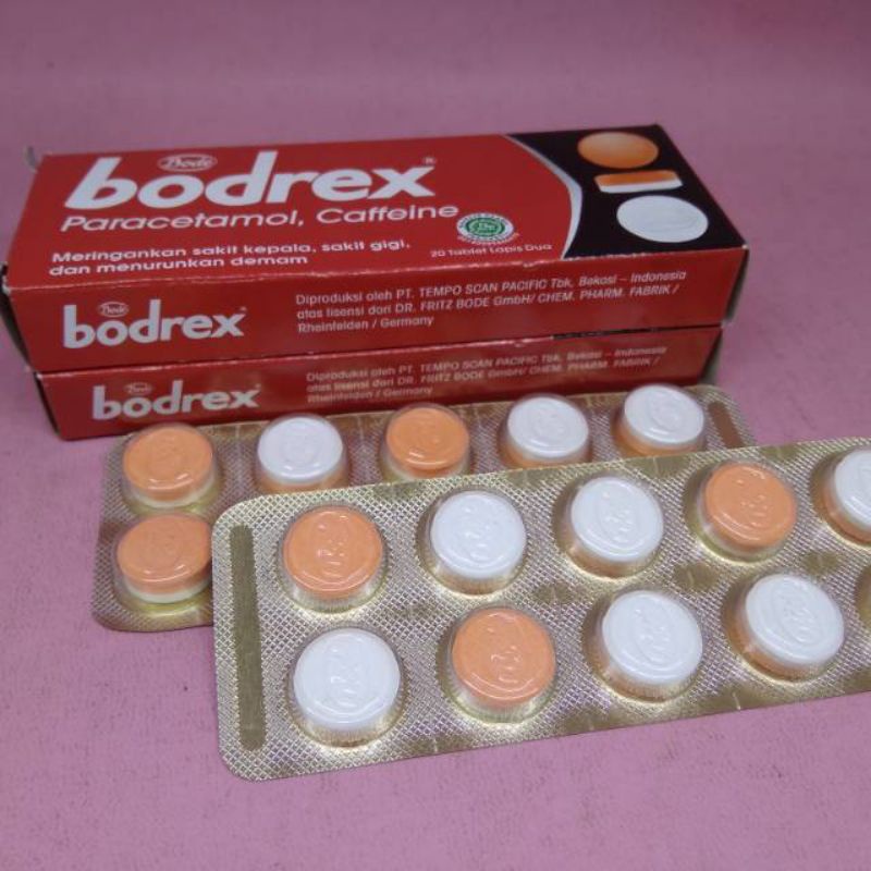 BODREX TABLET (Paracetamol, Caffeine)OBAT SAKIT KEPALA
