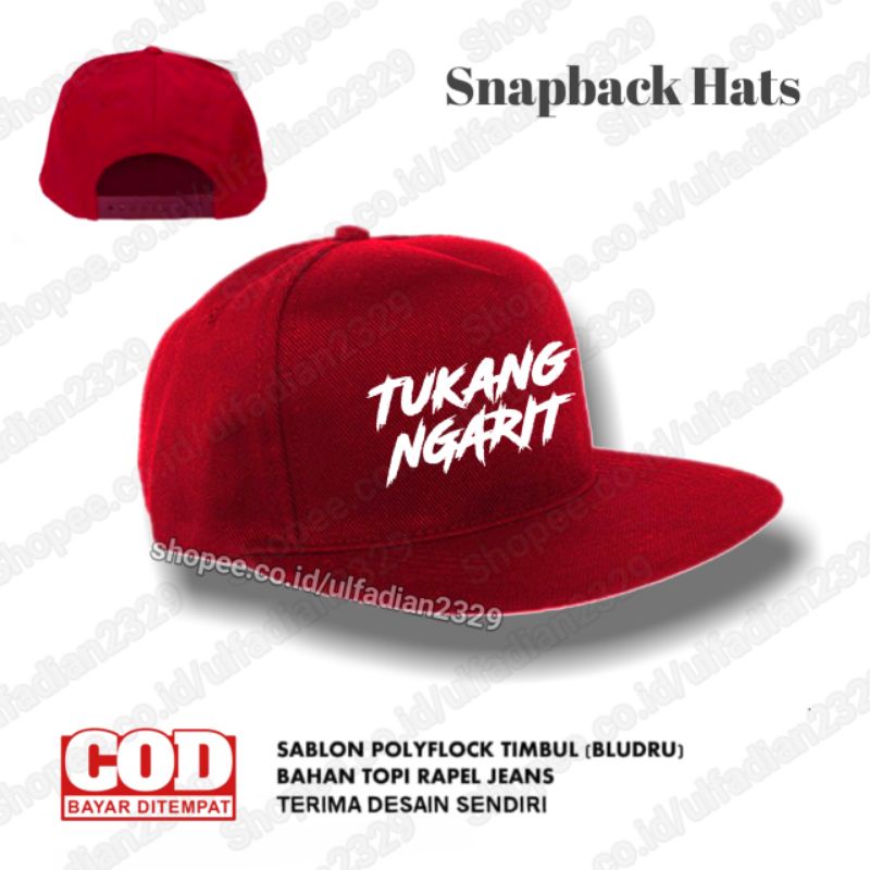 Topi TUKANG NGARIT Snapback - Snapback Tukang Ngarit