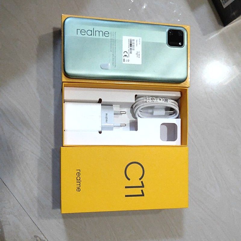 HP REALME C11 2021 RAM 2GB 2/32 CHARGER BARU ORIGINAL HP SEHAT NO KENDALA NO BONGKAR GARANSI RESMI O