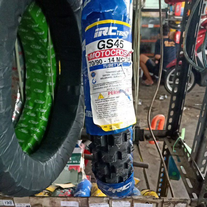 Ban Motor Cross Trail 14 IRC 70/90-14 GS 45 MOTOCROSS