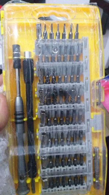 Obeng Set Reparasi Magnetik Elektronik 60 In 1 Smartphone Hp Multifungsi