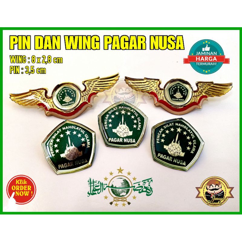 PIN DAN WING PAGAR NUSA