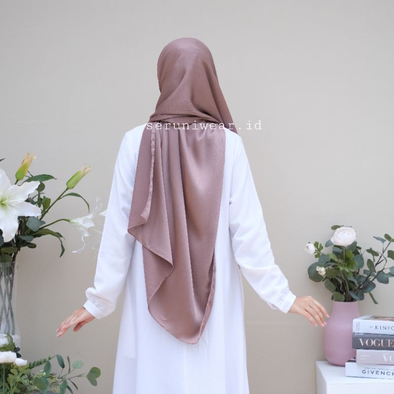 Zida Jumbo Pashmina Malaysia Crinkle Luxury Textured Silk Chiffon Original Cradenza Pesta Size Jumbo 200x75cm Eyelash Hemming-2