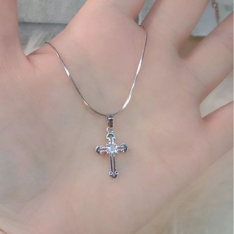 Kalung Titanium Wanita Anti Karat, Anti Alergi, Tahan Lama, Di jamin REALPICT 100% dan high quality, Pilih 1 dari 6 Variasi