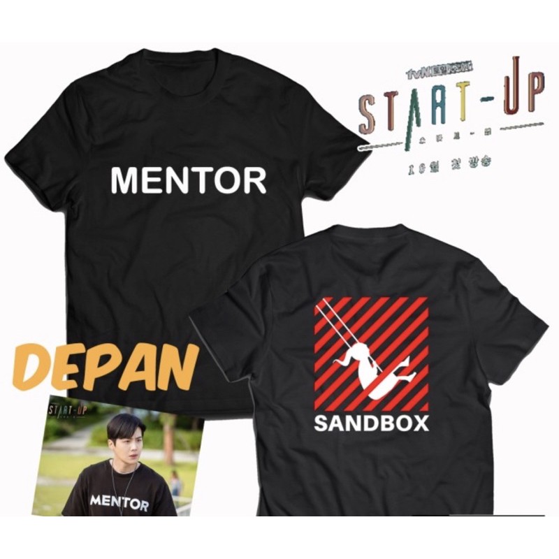 kaos start up / kaos suzy / baju ceo &amp; mentor custom / kaos unisex / kaos netflix