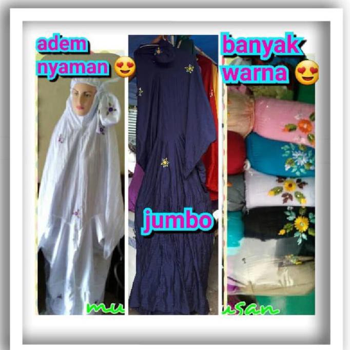 Kualitas Terjamin RDS Mukena terusan parasut mukena parasit mukena traveling jumbo adem CUCI GUDANG