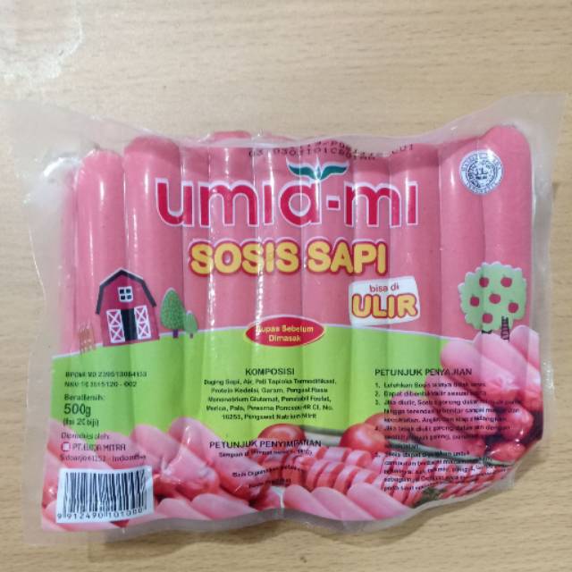 

UMIAMI sosis sapi 500gr [bisa diulir]