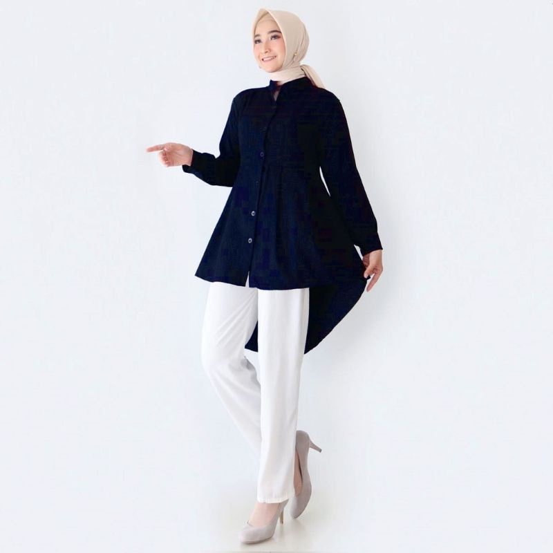 TUNIK KEMEJA WANITA PINGUIN MP803/996 LENGAN PANJANG