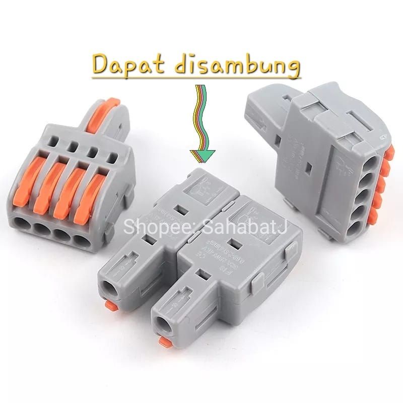 Konektor Kabel NV-F12/F13/F14/F15 AO/O Sambungan Kabel 1 Lubang ke 2/3/4/5 Wire Connector NV-F Series