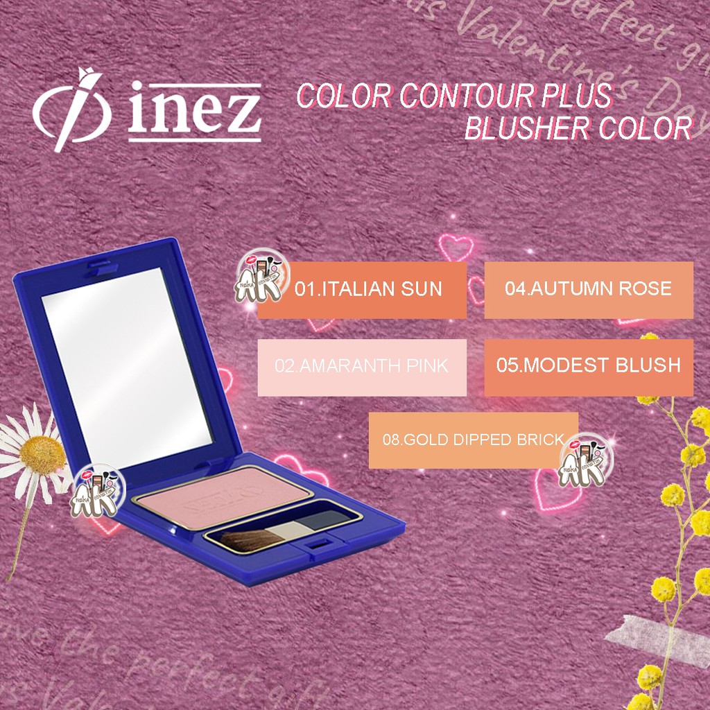 INEZ EYESHADOW/BLUSHER SERIES