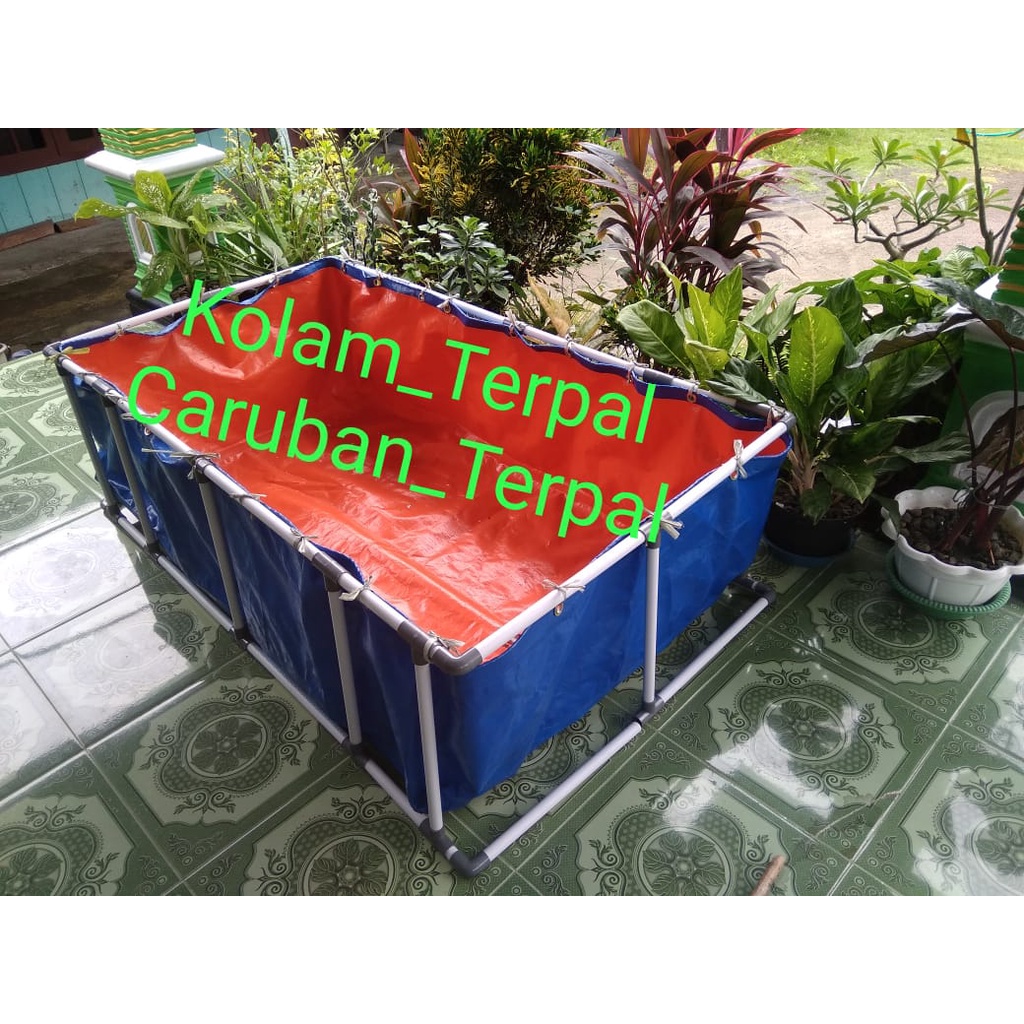 (HARGA PROMO) KOLAM TERPAL IKAN LELE 2 x 1 x 50 (BISA COD)