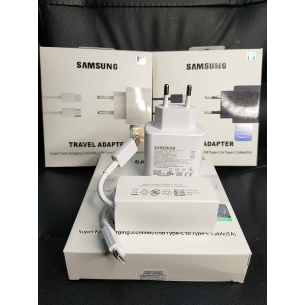 charger Samsung super fastcharging/original 100% 45 Watt