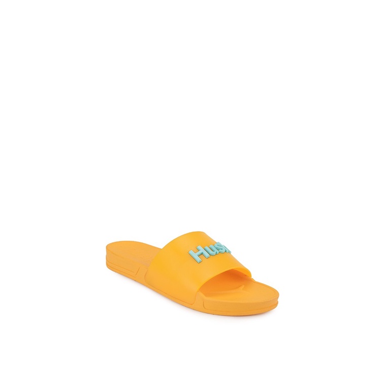 SANDAL SLIDE WANITA HUSH PUPPIES ORIGINAL CASUAL BRANDED YELLOW HW35