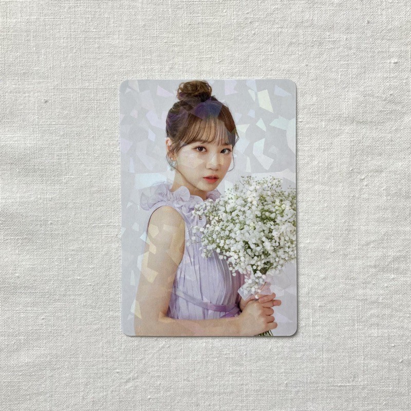 glitter photocard iz*one / izone kim chaewon special surpr*iz surpriz photo box