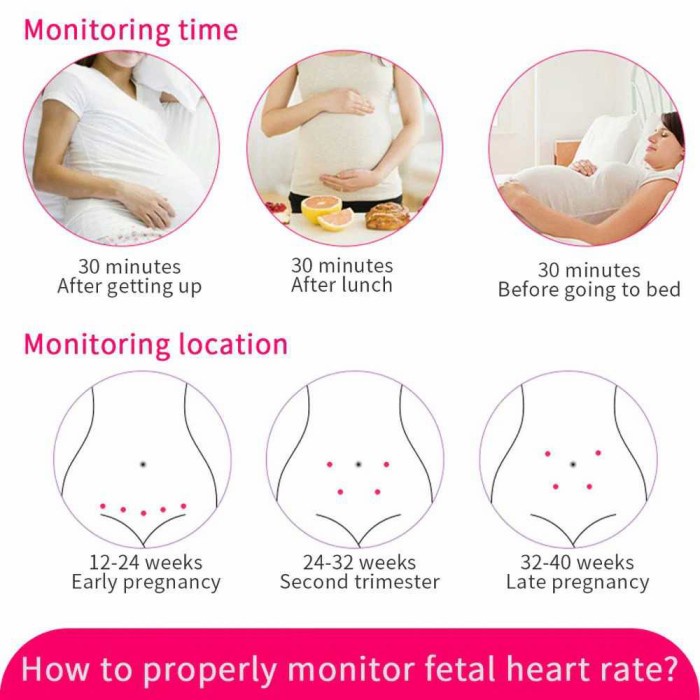 Alat Deteksi Jantung Janin Bayi Fetal Doppler Heartrate