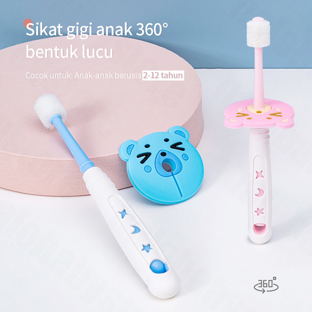 Halobaby 360 Baby Toothbrush / Sikat Gigi Bayi Silicon