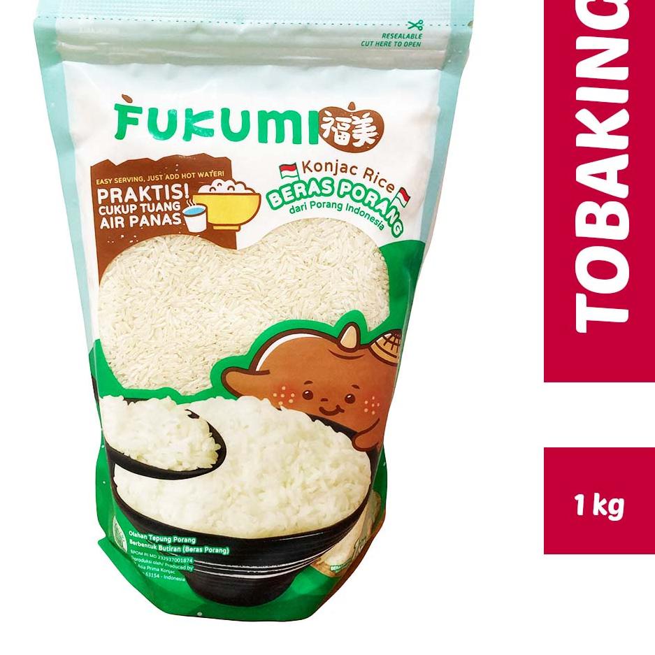 

New - FUKUMI Beras Porang Pouch 1KG - SHIRATAKI / KONJAC RICE ..